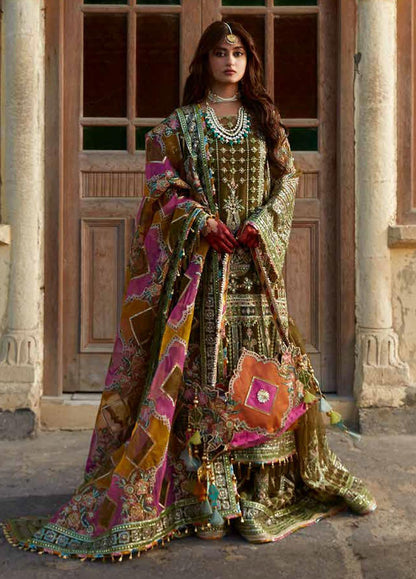 Sagar Kinaray By MNR Embroidered  Suits Unstitched 3 Piece MNR23SK ZWU23-18 VIRAAS - Wedding Collection