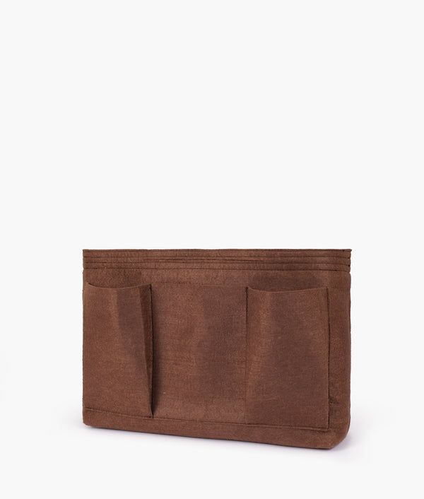 RTW Creation - Dark brown felt organizer