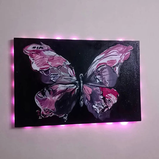 glowing butterfly