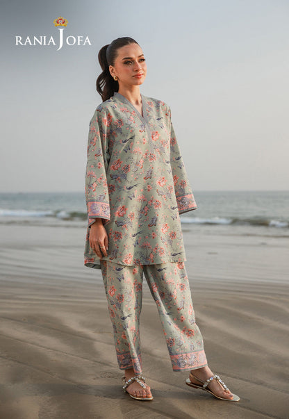 RARE-10 STITCHED PRINTED LAWN 2 PCS
