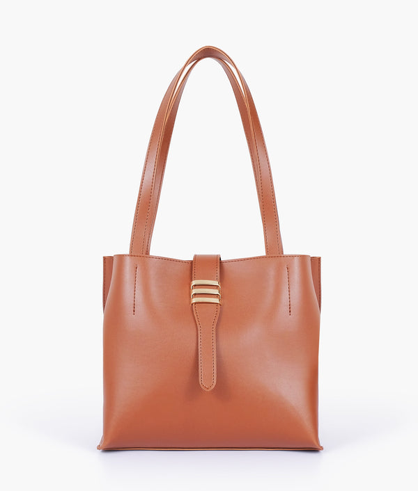 RTW Creation - Brown mini tote bag