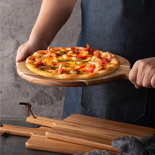Round Acacia Cutting Serving Board