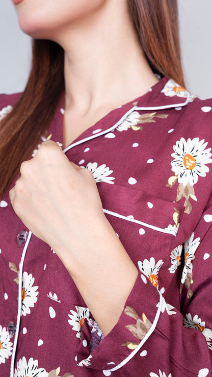 Red Tulips PJ Set