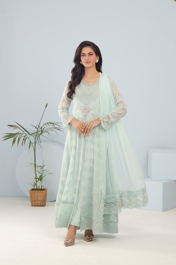 Manahils Stitched Formals K-212-Ice Breeze