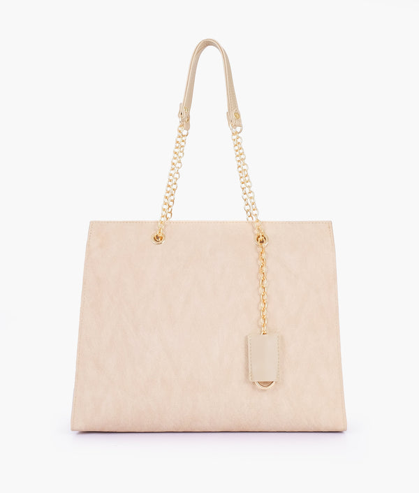 RTW Creation - Off-white zig-zag pattern tote
