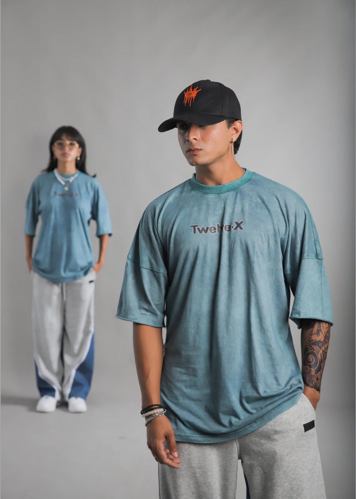 Twelve X Acid Wash Tee
