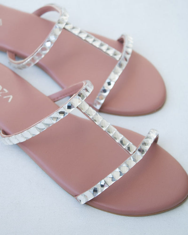 SELVY Studded Flats_brown