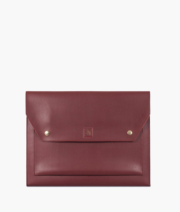 RTW Creation - Burgundy laptop sleeve 17"