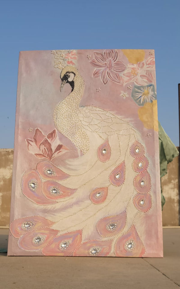 dazzling peacock