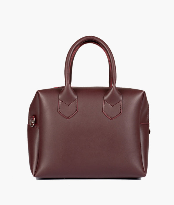 RTW Creation - Burgundy mini bowling bag
