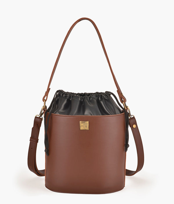 RTW Creation - Brown top-handle bucket bag