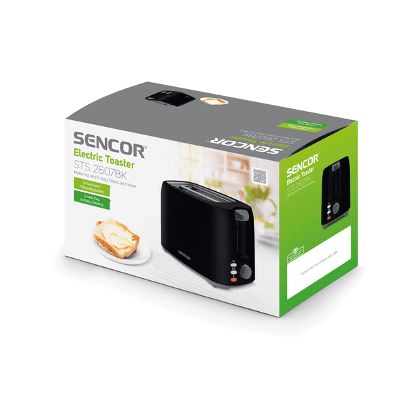 Sencor Electric Toaster Sts 2607bk