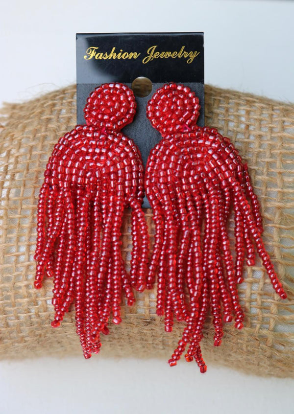 Red Luxe Tassel