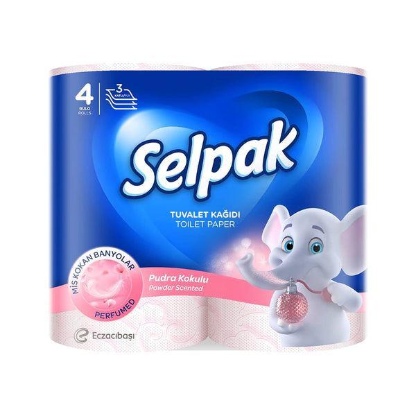 Selpak Powder Scented Tissue Roll 4s