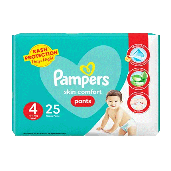 Pampers Skin Comfort Pants Maxi 04 25s