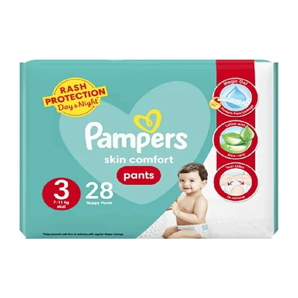 Pampers Skin Comfort Pants 3 28s