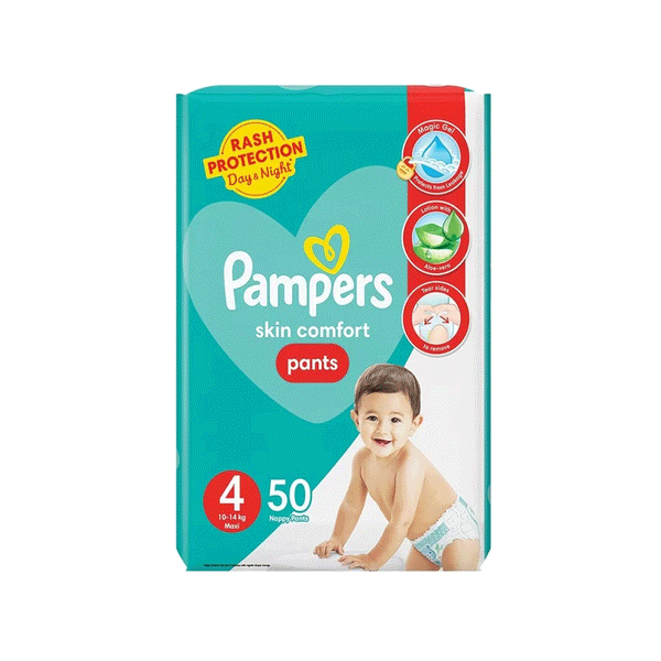 Pampers Skim Comfort Pants 4 Maxi 50s