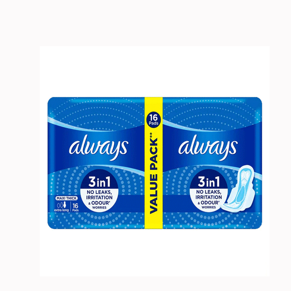 Always With Aloe Vera Maxi Thick Extra Long 16s