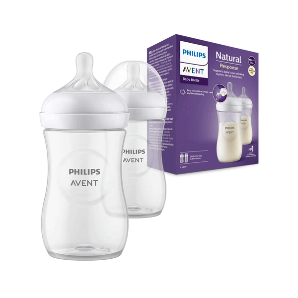 Philips Avent Natural Response Bottle 1m+ 2s 260ml Scy903/02