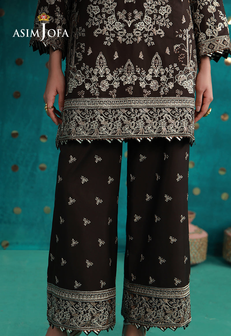AJULFB-04 Embroidered Boski Silk Unstitched 2 Pcs