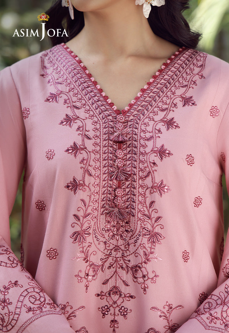 AJMUB-04 Embroidered Cambric Unstitched 3 Pcs
