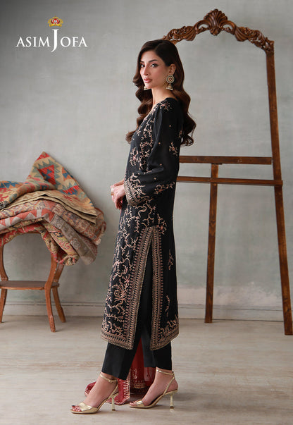 AJLPN-06 Embroidered Poly Silk Stitched 3pcs