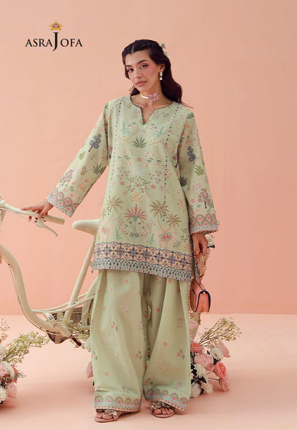 AJPB-287 Printed Lawn Stitched 2pcs