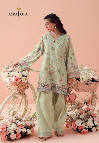 AJPB-287 Printed Lawn Stitched 2pcs