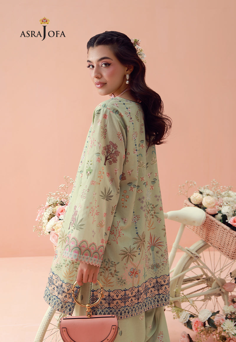 AJPB-287 Printed Lawn Stitched 2pcs