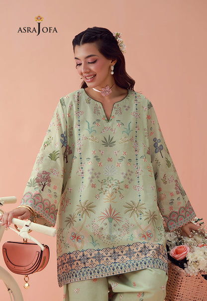 AJPB-287 Printed Lawn Stitched 2pcs