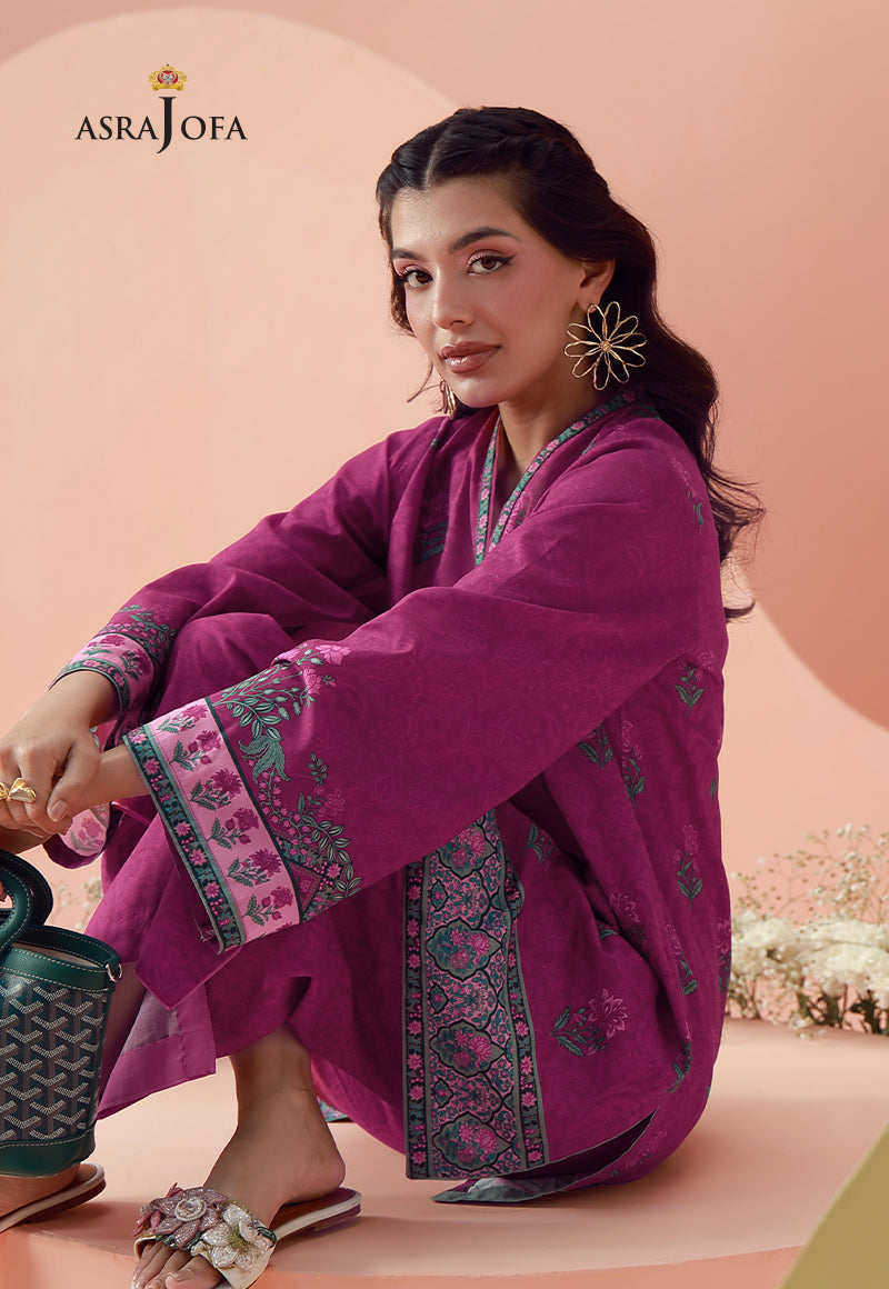AJPB-286 Printed Lawn Stitched 2pcs