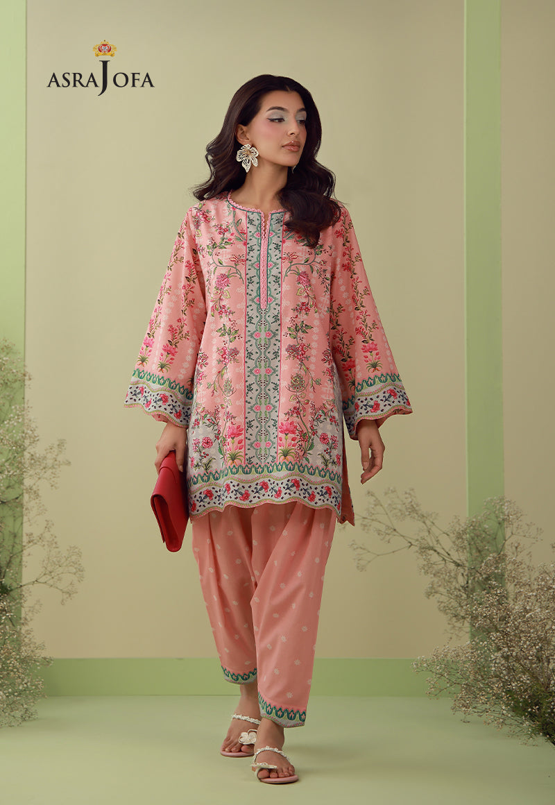 AJPB-291 Printed Lawn Stitched 2pcs