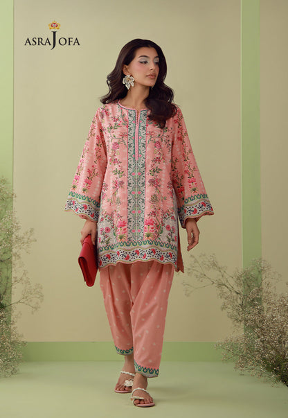 AJPB-291 Printed Lawn Stitched 2pcs