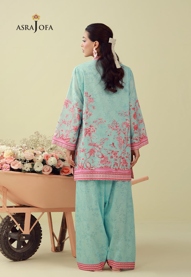 AJPB-288 Printed Lawn Stitched 2pcs