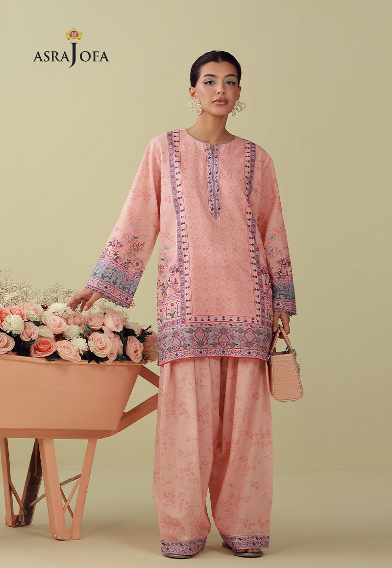 AJPB-290 Printed Lawn Stitched 2pcs