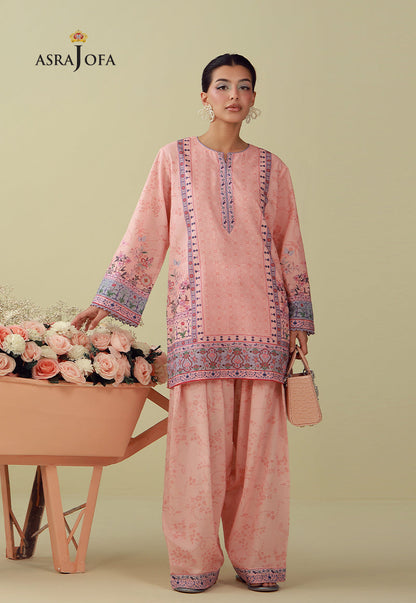AJPB-290 Printed Lawn Stitched 2pcs