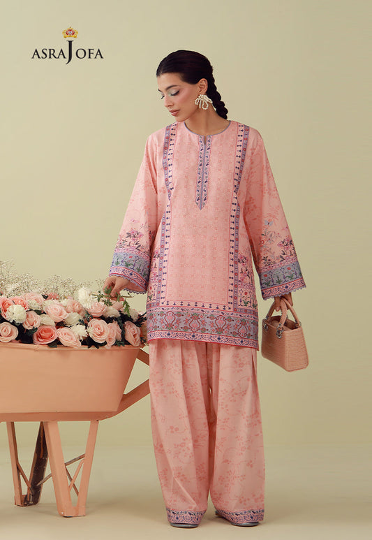 AJPB-290 Printed Lawn Stitched 2pcs