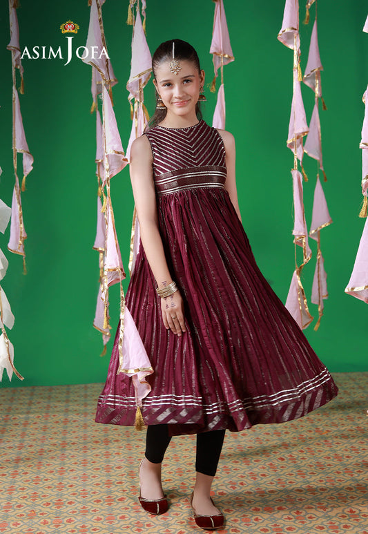 AJKL-04 Lurex Jacquard Stitched 1 Pc
