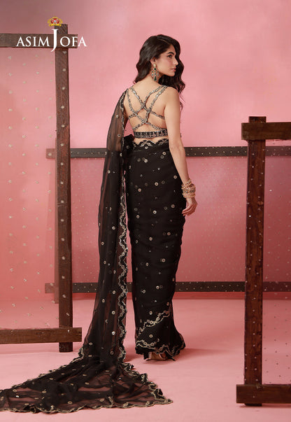AJUFC-09 Embroidered Chiffon Unstitched 2 Pcs