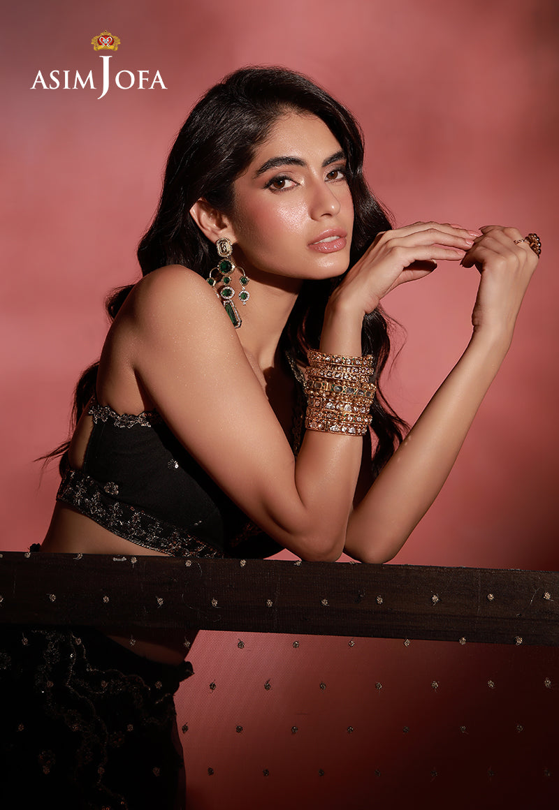 AJUFC-09 Embroidered Chiffon Unstitched 2 Pcs