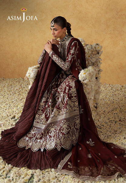 AJULN-17  Embroidered Raw Silk Unstitched 3 Pcs