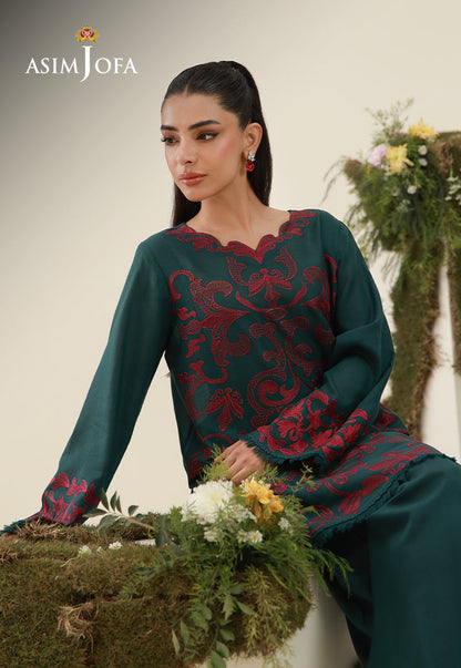 AJPB-266 Embroidered Dobby Stitched 2pcs