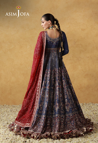 AJULN-06 Embroidered Silk Unstitched 3 Pcs