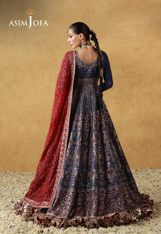 AJULN-06 Embroidered Silk Unstitched 3 Pcs