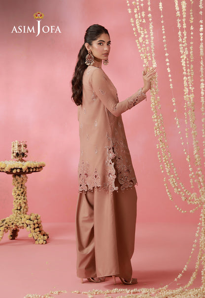 AJUFC-05 Embroidered Chiffon Unstitched 2 Pcs