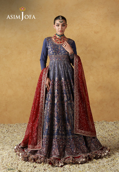 AJULN-06 Embroidered Silk Unstitched 3 Pcs
