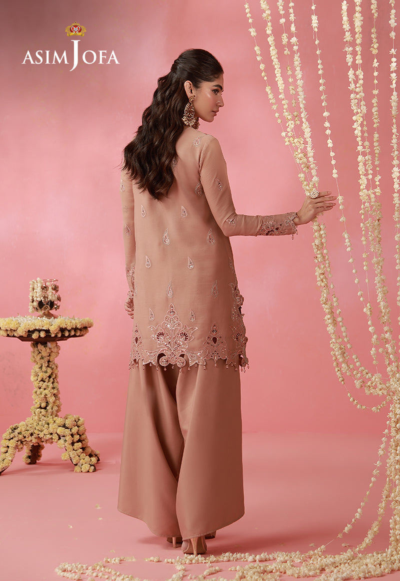 AJUFC-05 Embroidered Chiffon Unstitched 2 Pcs