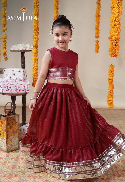 AJKL-09 Cotton Silk Stitched 2 Pcs