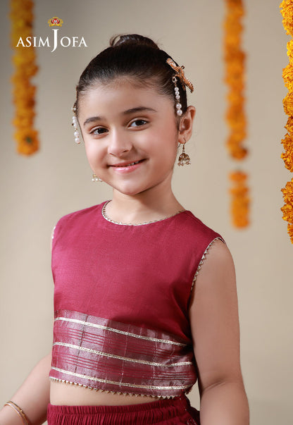 AJKL-09 Cotton Silk Stitched 2 Pcs