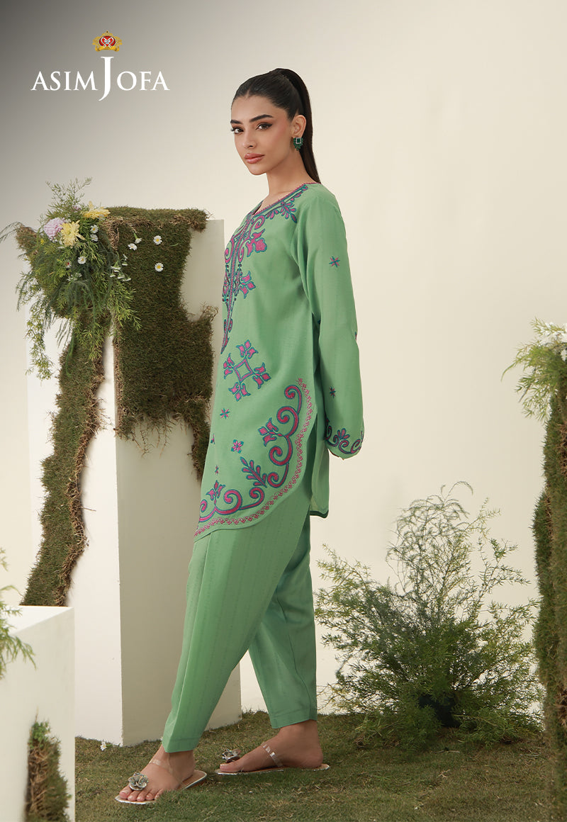 AJPB-307 Embroidered Dobby Stitched 2pcs